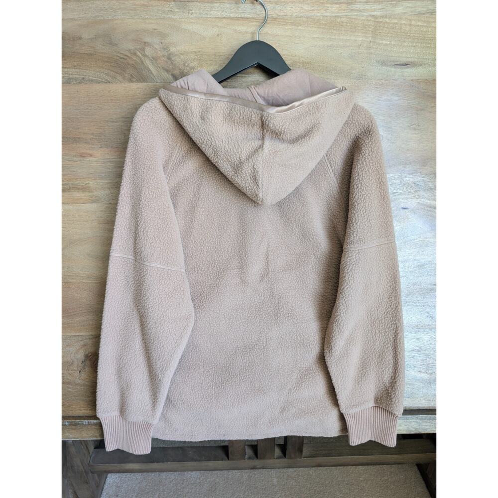 NWT Varley Raley Fleece Jacket Womens XS Brown Lightweight Full Zip VAR01099 - Picture 2 of 6